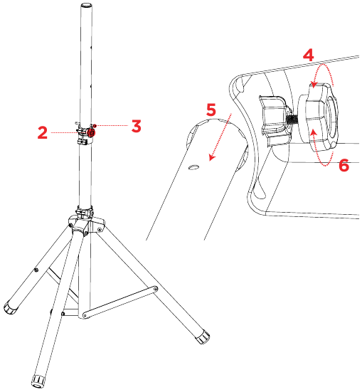 ION - Total PA Ultimate - Setup - Unit Stand Installation Setup - Unit Stand Installation