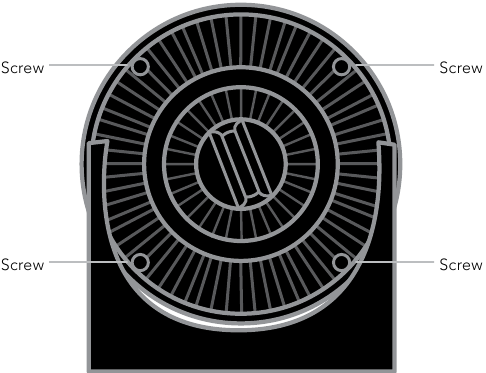 Vornado - 133 - Rimozione Griglia - Modello 133 Rimozione Griglia - Modello 133