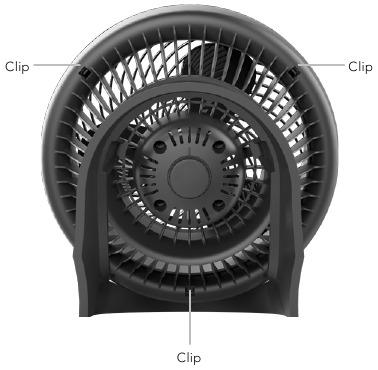 Vornado - 723 - GRILLE REMOVAL GRILLE REMOVAL