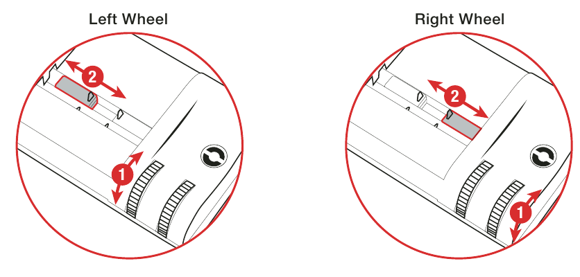 Hahnel - Unipal Mini - Reguliavimo ratukai Reguliavimo ratukai