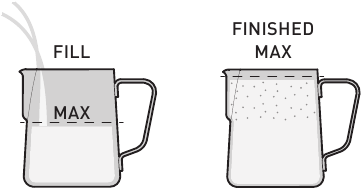 Sunbeam - Mini Barista EM4300 - Fill Milk Jug Fill Milk Jug