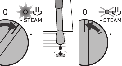 Sunbeam - Mini Barista EM4300 - Steam Warm Up Steam Warm Up