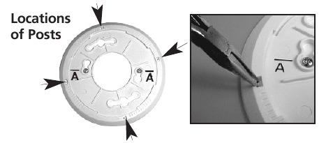 Kidde - i4618AC - Smoke Alarm Tamper Resist Feature - Step 1 Smoke Alarm Tamper Resist Feature - Step 1