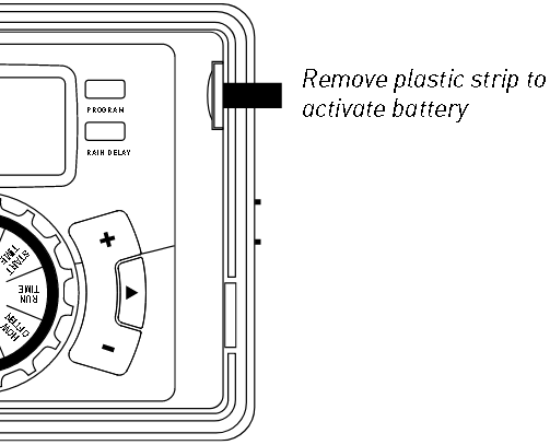 Orbit - 57896-50 RJ - Activer la batterie Activer la batterie