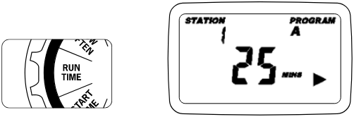 Orbit - 57896-50 RJ - Programmer la minuterie - Sélectionner la durée d'arrosage Programmer la minuterie - Sélectionner la durée d'arrosage