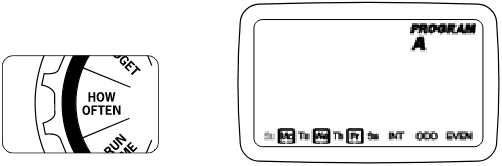 Orbit - 57896-50 RJ - Programmer la minuterie - Régler les jours ou l'intervalle d'arrosage Programmer la minuterie - Régler les jours ou l'intervalle d'arrosage