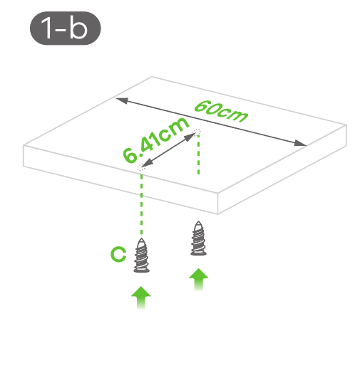 Zyxel - NWA1123-AC HD - Montaža na zid / strop - Korak 2 Montaža na zid / strop - Korak 2