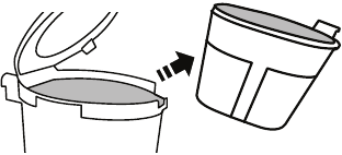 NuWave - BruHub - Temizlik - Adım 1 - Filtre Sepetini Çıkarın Temizlik - Adım 1 - Filtre Sepetini Çıkarın