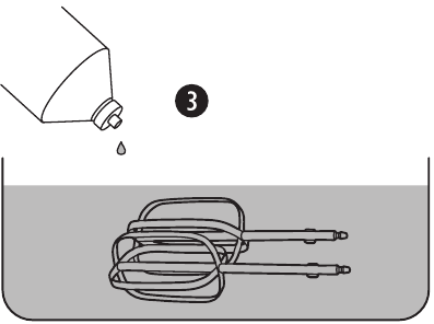 Breville - VFP068 - Čišćenje - Korak 3 - Isperite metlice Čišćenje - Korak 3 - Isperite metlice