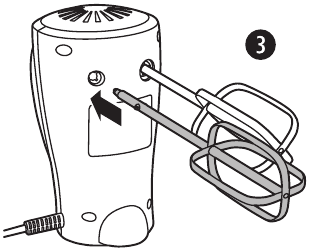 Breville - VFP068 - Postavljanje metlica - Korak 3 - Umetnite drugu metlicu Postavljanje metlica - Korak 3 - Umetnite drugu metlicu