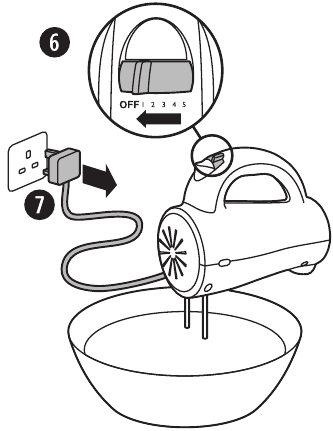 Breville - VFP068 - korištenje uređaja - Korak 4 - Isključite uređaj korištenje uređaja - Korak 4 - Isključite uređaj