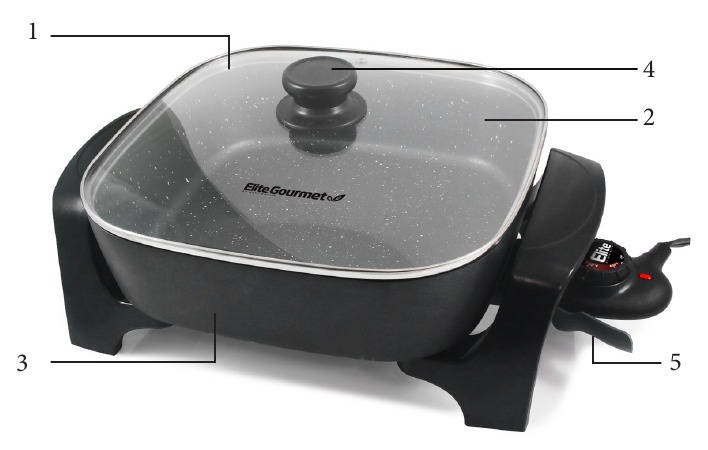 Elite Gourmet - EG6201 - Overview of the device Overview of the device