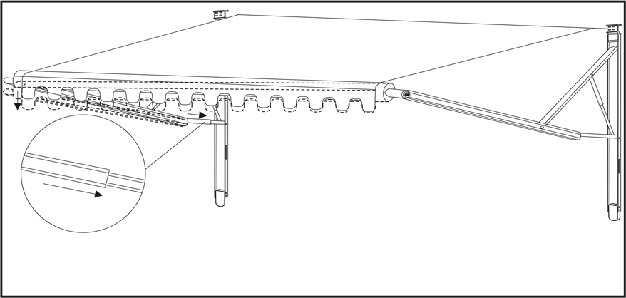 Dometic - A&E WeatherPRO - Rear Arm Rear Arm