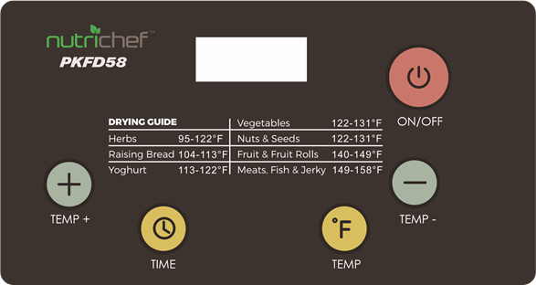 NUTRICHEF - Pyle PKFD54 - Digitaalinen ohjaus Digitaalinen ohjaus