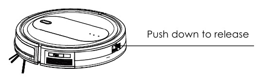 Kalorik - HUVI R1 - CHANG YIG'UVCHI QUTINI TOZALASH - 1-qadam CHANG YIG'UVCHI QUTINI TOZALASH - 1-qadam
