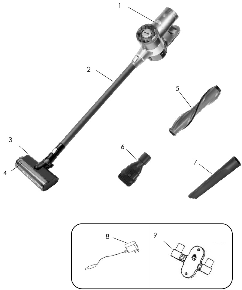 Kalorik - VC 47706 - QISMLAR QISMLAR