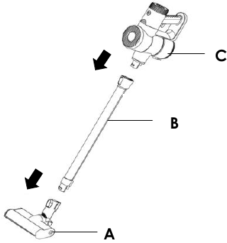 Kalorik - VC 47706 - Aksessuarlardan foydalanish - Motorli pol tozalash moslamasi Aksessuarlardan foydalanish - Motorli pol tozalash moslamasi