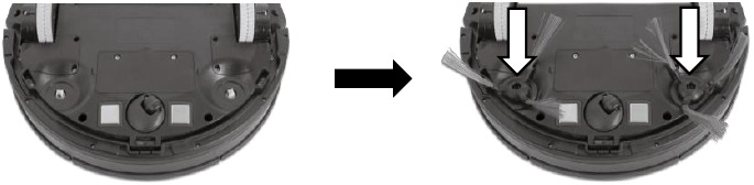 Kalorik - RVC 46111 - YIG'ISH - 1-qadam - Yon cho'tkalarni joylashtiring YIG'ISH - 1-qadam - Yon cho'tkalarni joylashtiring