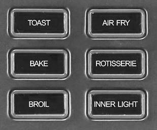Kalorik - AFO 46110 - Control Panel Overview Boshqaruv panelining ko'rinishi