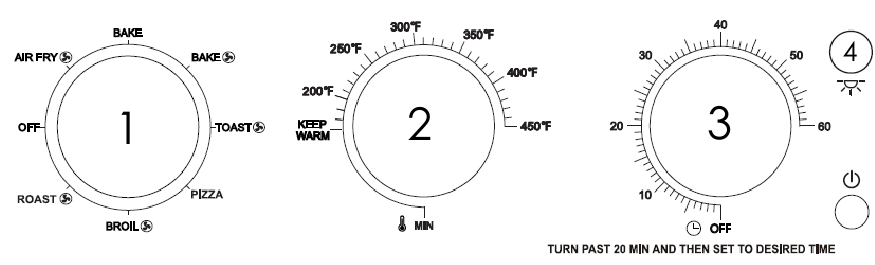 Kalorik - MAXX AFO 50939 SS - NAZORAT TUGMALARI NAZORAT TUGMALARI