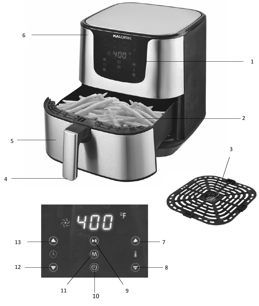 Kalorik - FT 51050 SS - PIÈCES PIÈCES