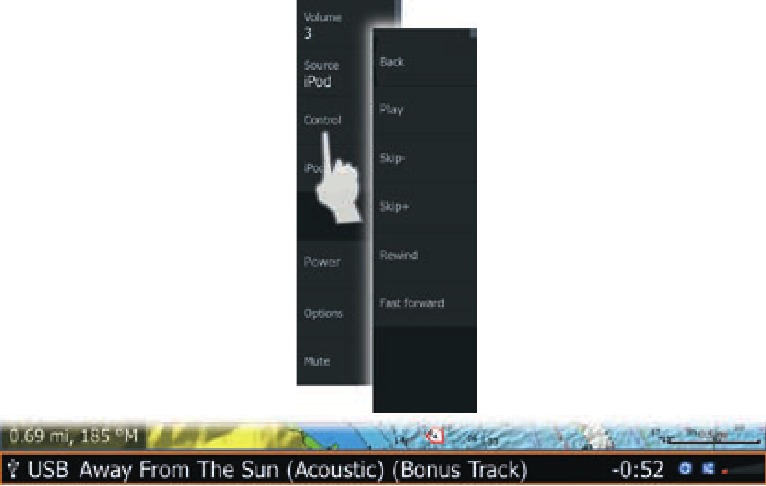 Lowrance - SonicHub 2 - Funzionamento tramite un MFD - Esempio 3 Funzionamento tramite un MFD - Esempio 3