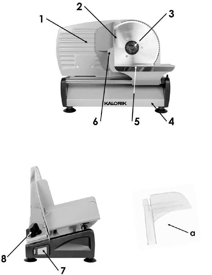 Kalorik - AS 45493 - QISMLARNING TA'RIFI - 1-qism QISMLARNING TA'RIFI - 1-qism