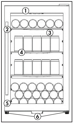 Danby - DBC434A1BSSDD - FEATURES FEATURES