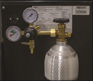 Danby - DKC054A9SLDB - INSTALIMI I BOMBOLEVE TË CO2 DHE RREGULLATORIT TË CO2 INSTALIMI I BOMBOLEVE TË CO2 DHE RREGULLATORIT TË CO2