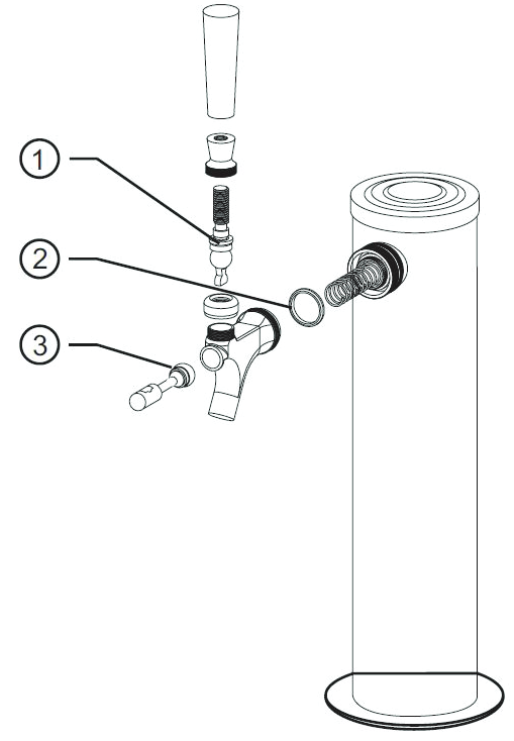 Danby - DKC054A9SLDB - INSTALIMI I BEER TOWER INSTALIMI I BEER TOWER