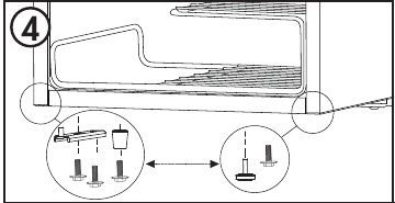 Danby - DWC032A2BDB - INSTRUKCJE DOTYCZĄCE ZMIANY KIERUNKU OTWIERANIA DRZWI - Krok 4 INSTRUKCJE DOTYCZĄCE ZMIANY KIERUNKU OTWIERANIA DRZWI - Krok 4