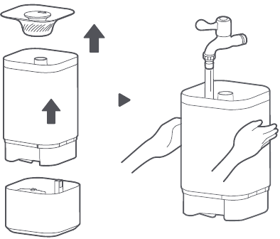 Danby - DBHR13211BDD1 - VESISÄILIÖN TÄYTTÄMINEN VESISÄILIÖN TÄYTTÄMINEN