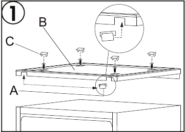 Danby - DAR110A2LDB - DOOR REVERSAL INSTRUCTIONS - Step 1 DOOR REVERSAL INSTRUCTIONS - Step 1