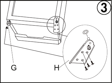Danby - DAR110A2LDB - DOOR REVERSAL INSTRUCTIONS - Step 3 DOOR REVERSAL INSTRUCTIONS - Step 3