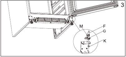 Danby - Designer DAR170A3WDD - DOOR REVERSAL INSTRUCTIONS - Step 3 DOOR REVERSAL INSTRUCTIONS - Step 3