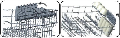 Danby - DDW18D1EW - Përdorimi i RASTIT TË SHPORTËS SË SIPËRME Përdorimi i RASTIT TË SHPORTËS SË SIPËRME