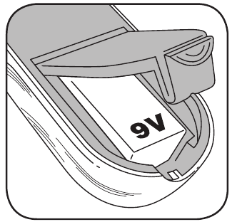 Zircon - StudSensor Pro 45 - 9 V BATERIJOS ĮDĖJIMAS 9 V BATERIJOS ĮDĖJIMAS