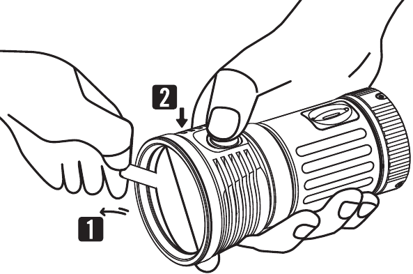 OLIGHT - X7R Marauder - Πριν από την πρώτη χρήση Πριν από την πρώτη χρήση