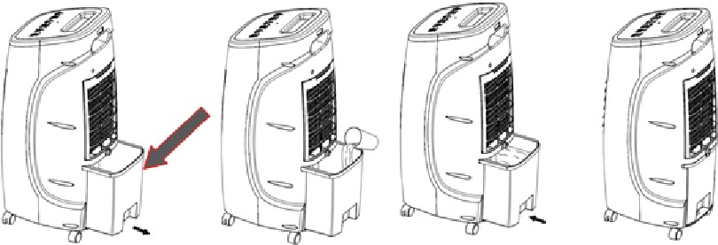Tristar - AT-5465 - Encha o tanque de água Encha o tanque de água