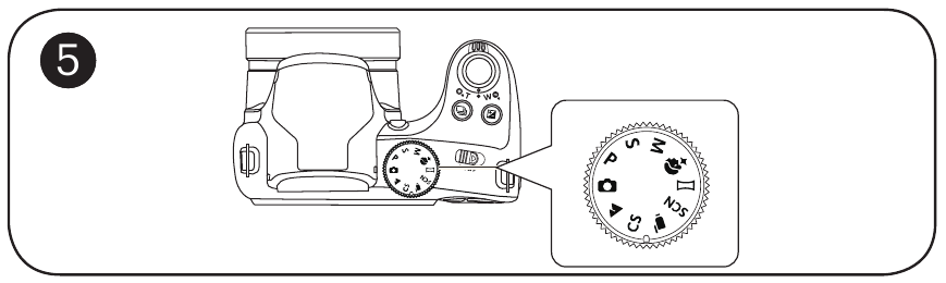 Kodak - PIXPRO AZ252 - Verwenden des Moduswahlrads Verwenden des Moduswahlrads