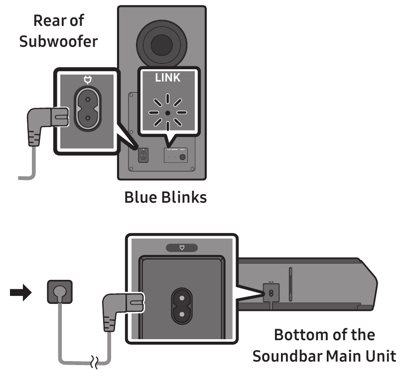 Samsung - HW-Q900C - Maitinimo ir Įrenginių Prijungimas Maitinimo ir Įrenginių Prijungimas