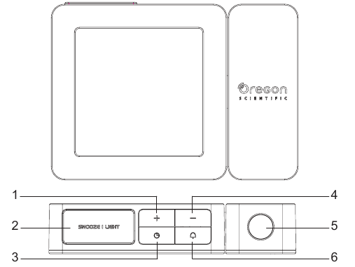 Oregon Scientific - PROJI - VUE AVANT ET DESSUS VUE AVANT ET DESSUS