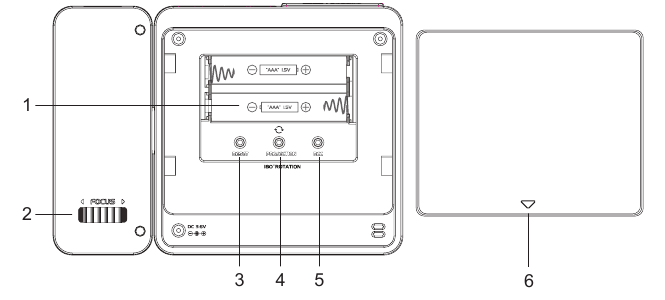 Oregon Scientific - PROJI - VUE ARRIÈRE VUE ARRIÈRE