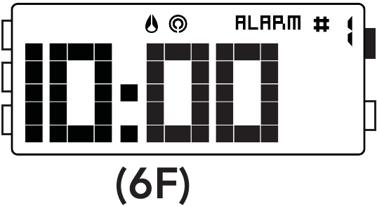 NIXON - THE DICTATOR - Alarm Setting - Step 6 Alarm Setting - Step 6