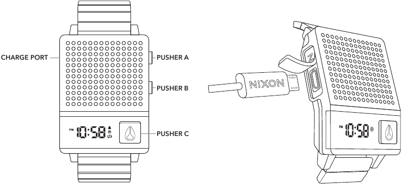 NIXON - THE DORK TOO - AZ ÓRA FELTÖLTÉSE AZ ÓRA FELTÖLTÉSE