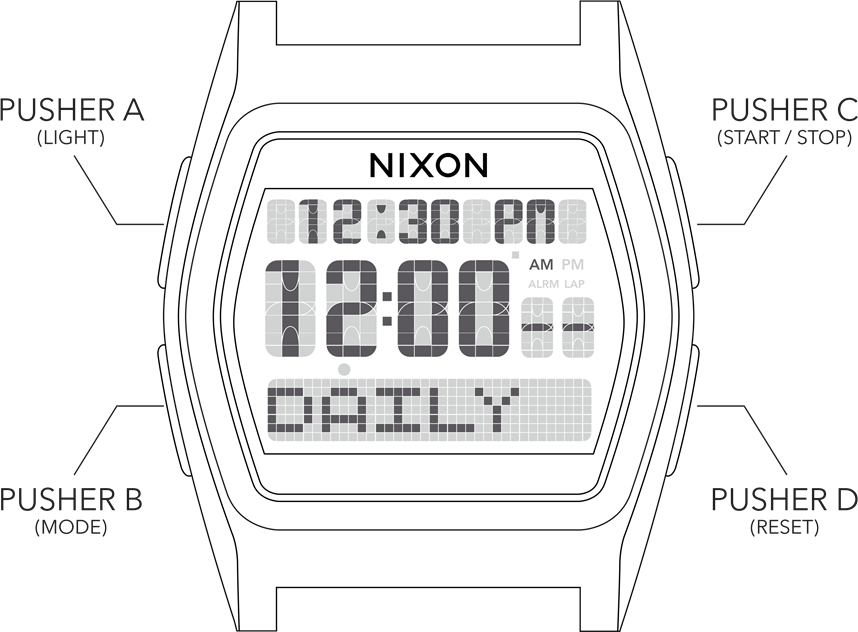 NIXON - THE RIVAL - ALARM MODU ALARM MODU