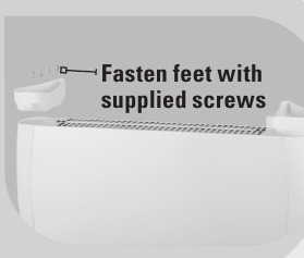 Arlec - CH206 - Pritrdite noge s priloženimi vijaki Pritrdite noge s priloženimi vijaki