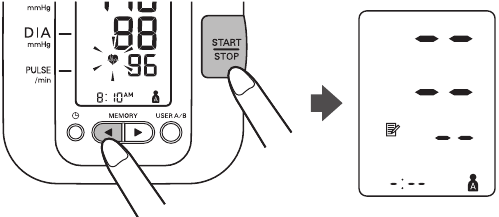 Omron - BP742 - SUPPRESSION DE TOUTES LES VALEURS ENREGISTRÉES EN MÉMOIRE SUPPRIMER TOUTES LES VALEURS ENREGISTRÉES EN MÉMOIRE