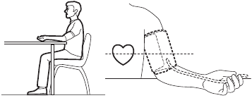 Omron - BP742 - PRISE D'UNE MESURE - Étape 3 PRISE D'UNE MESURE - Étape 3