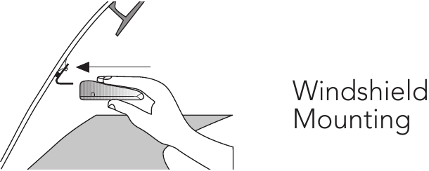 Whistler - Z-31R - Windshield Mounting Windshield Mounting